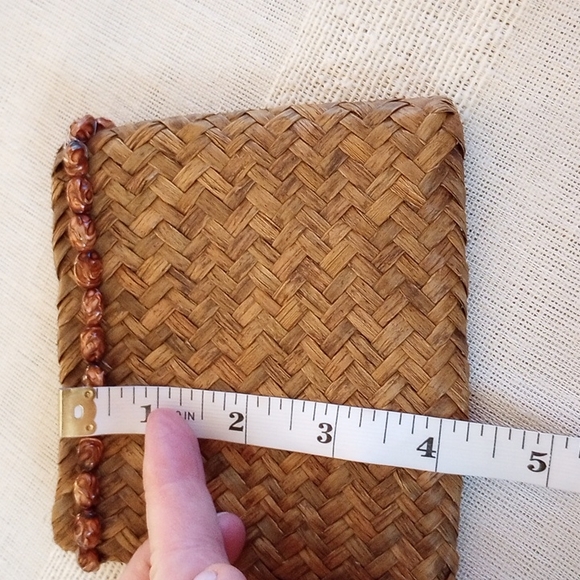 Pier 1 Imports 3-Nesting Zipper Top Wicker Storage Pouches NWT - Picture 12 of 12